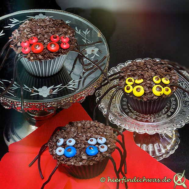 Cupcakes Muffins Spinne Party