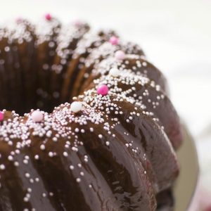 Schokoladen-Gugelhupf-Kuchen