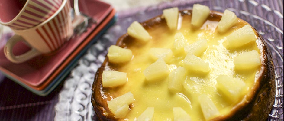 Ananas-Ingwer-Cheesecake
