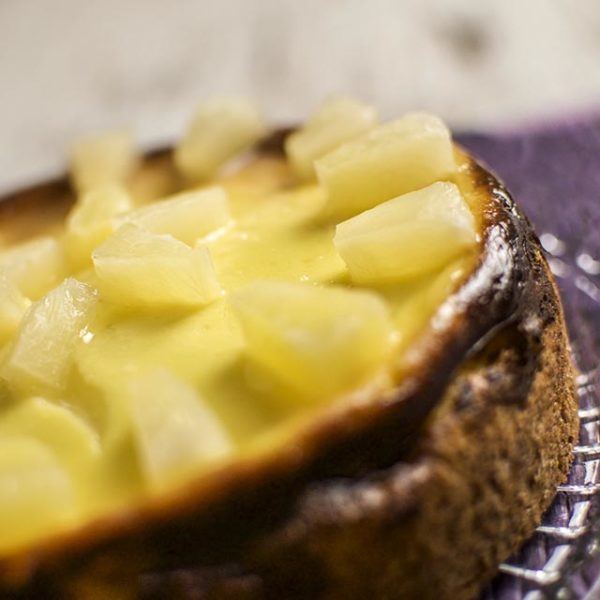 Ananas-Ingwer-Cheesecake - fruchtig würziger Käsekuchen - Rezept