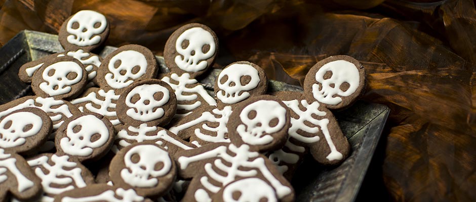 Kekse für Halloween - Gingerdead-Men Cookies - gruselige Kekse Rezept